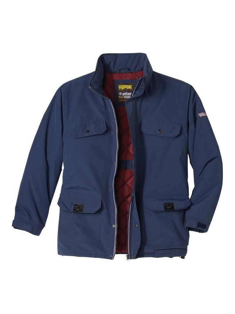 Parka Multipoche Outdoor  - ATLAS FOR MEN Bleu marine - Kiabi