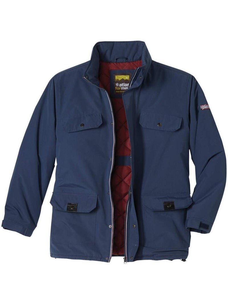 Parka Multipoche Outdoor  - ATLAS FOR MEN Bleu marine - Kiabi