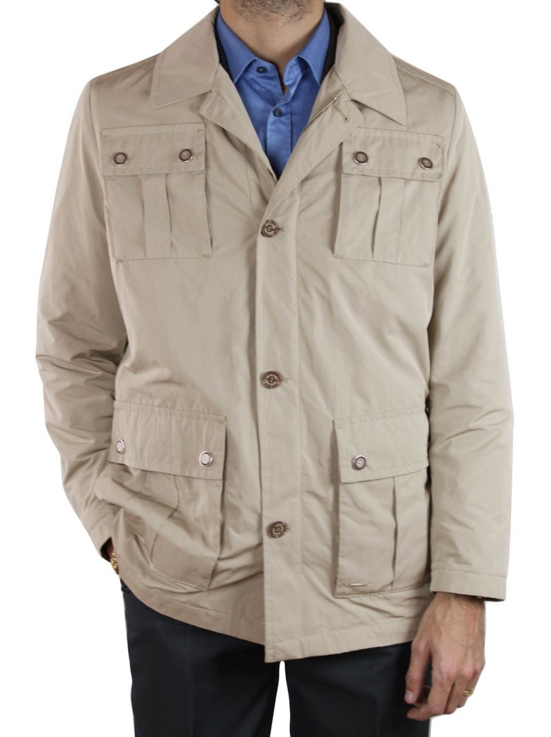 Parka multipoche Pierre Cardin Beige - Kiabi