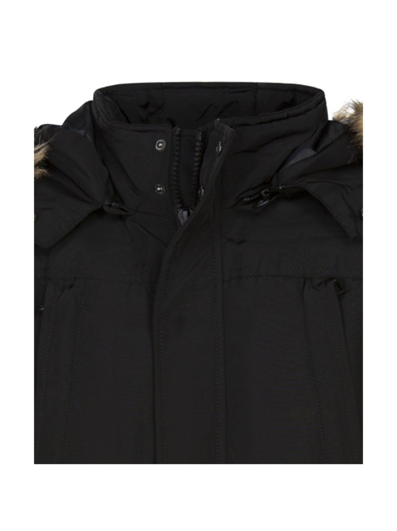 Manteau D'hiver Femme Noize Avec Capuche Amovible - Taille S - Coupe Longue, Zippé - Très Bon état