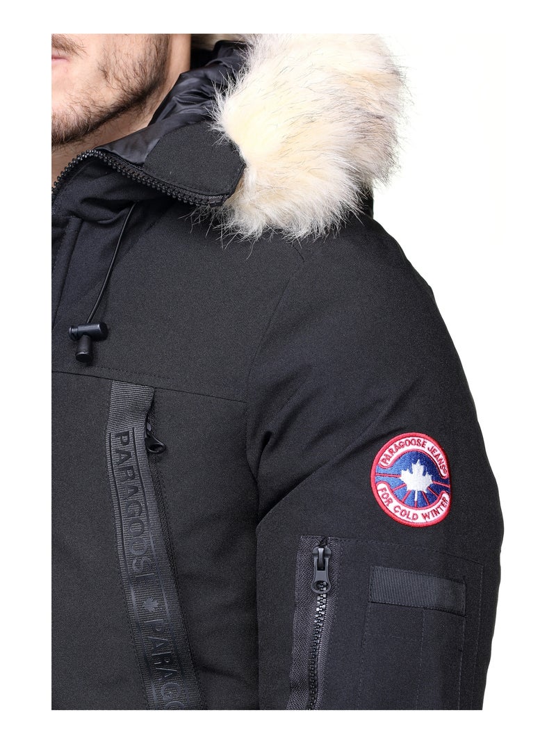 Parka Paragoose à capuche Noir - Kiabi