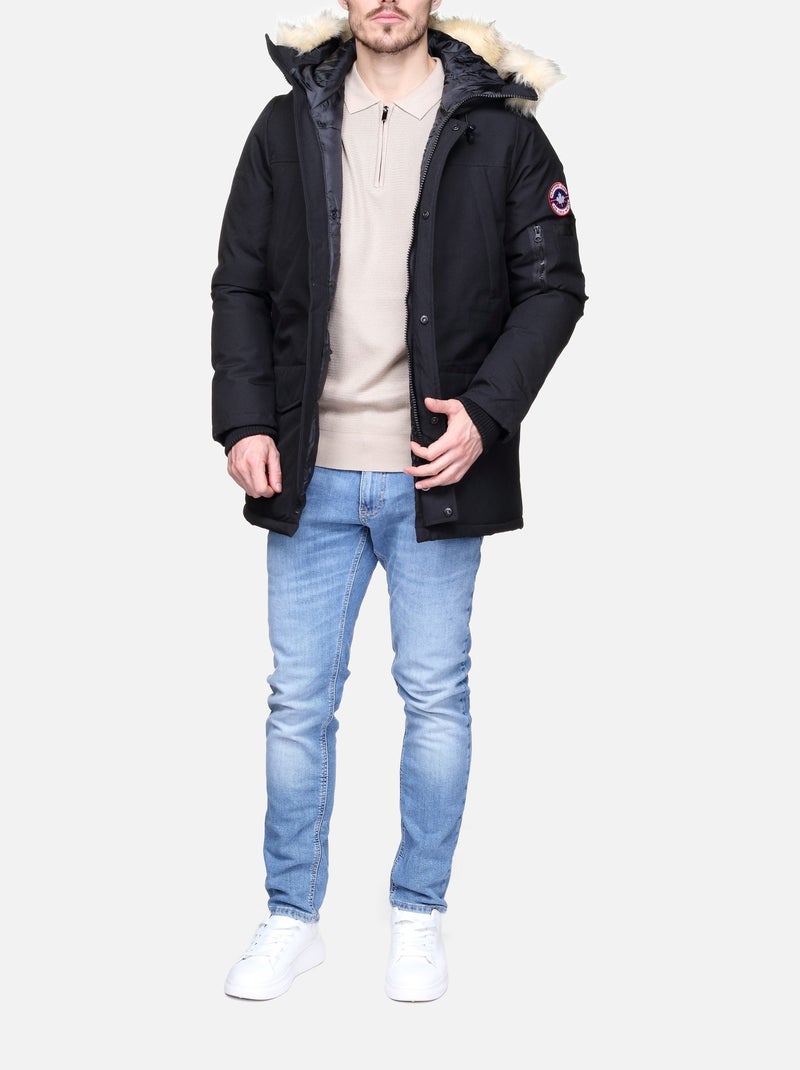 Parka Paragoose à capuche Noir - Kiabi