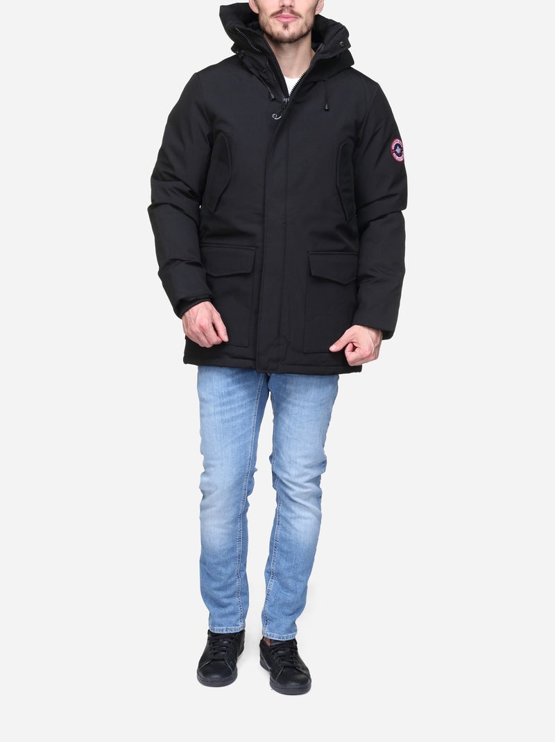 Parka Paragoose à multiples poches Noir - Kiabi
