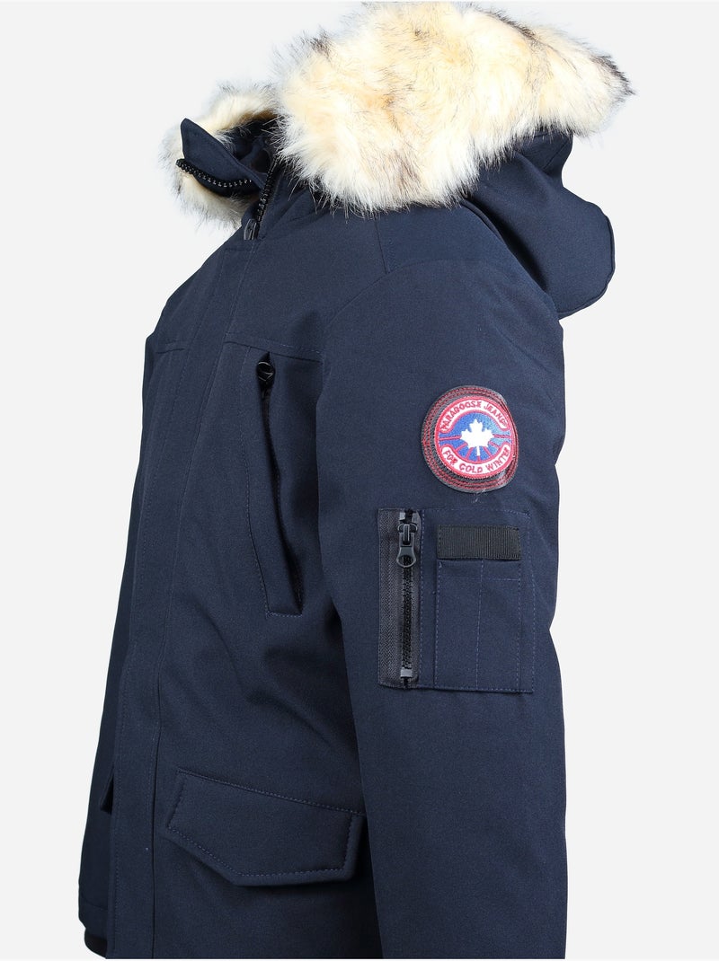 Parka Paragoose Fourrure amovible Bleu foncé - Kiabi