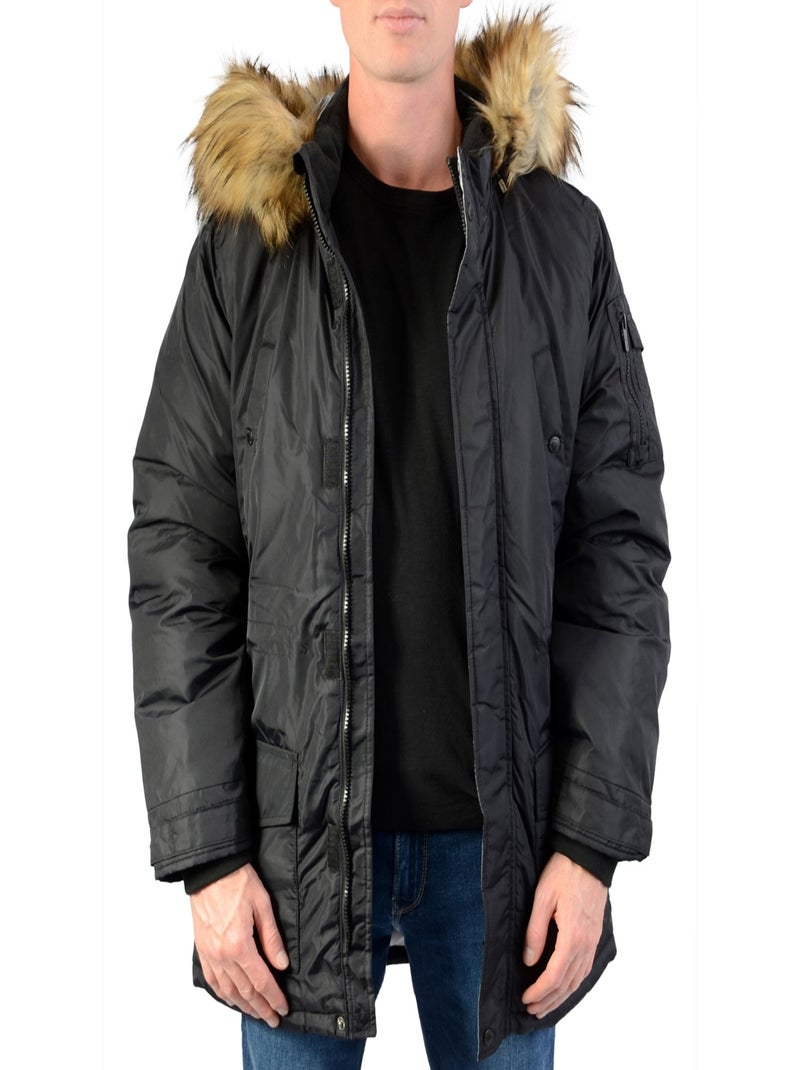 Parka Pepe Jeans Enfant Rikk Noir - Kiabi