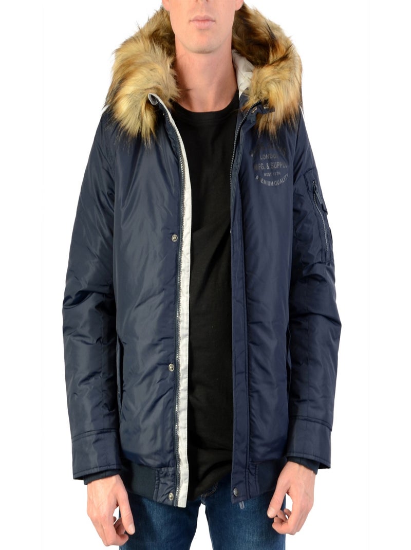 Parka Pepe Jeans Enfant Sebastien Bleu - Kiabi