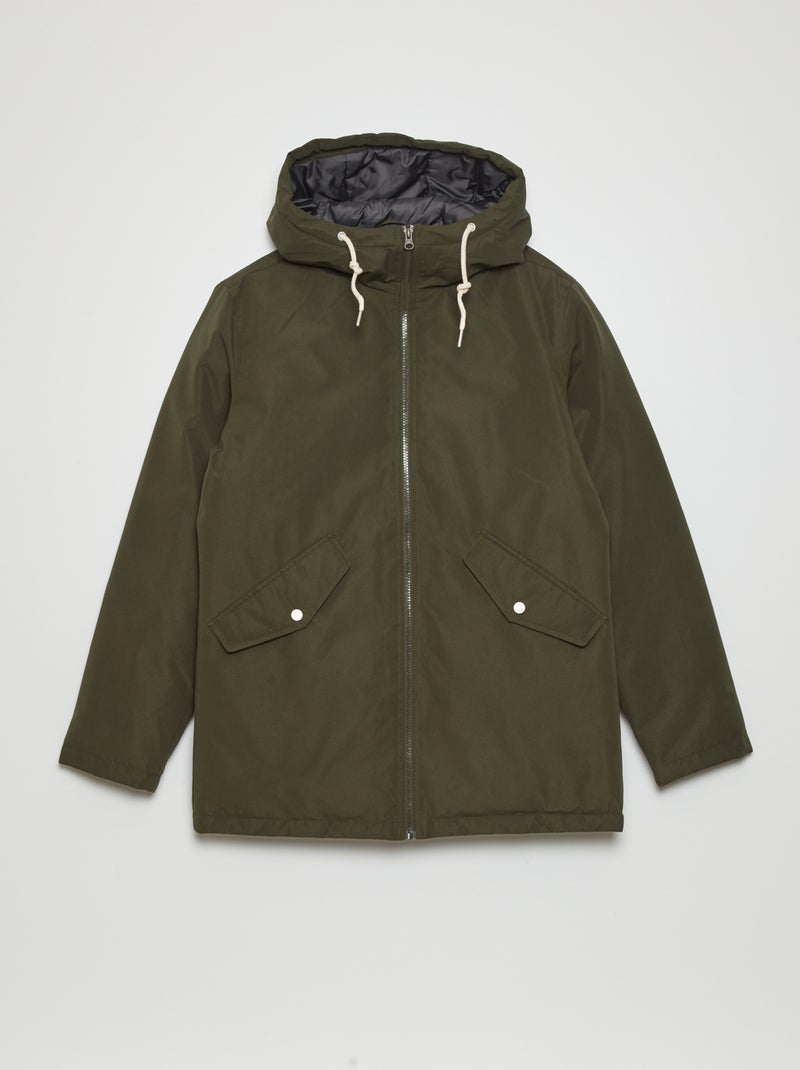 Parka 'Produkt' à capuche Kaki - Kiabi