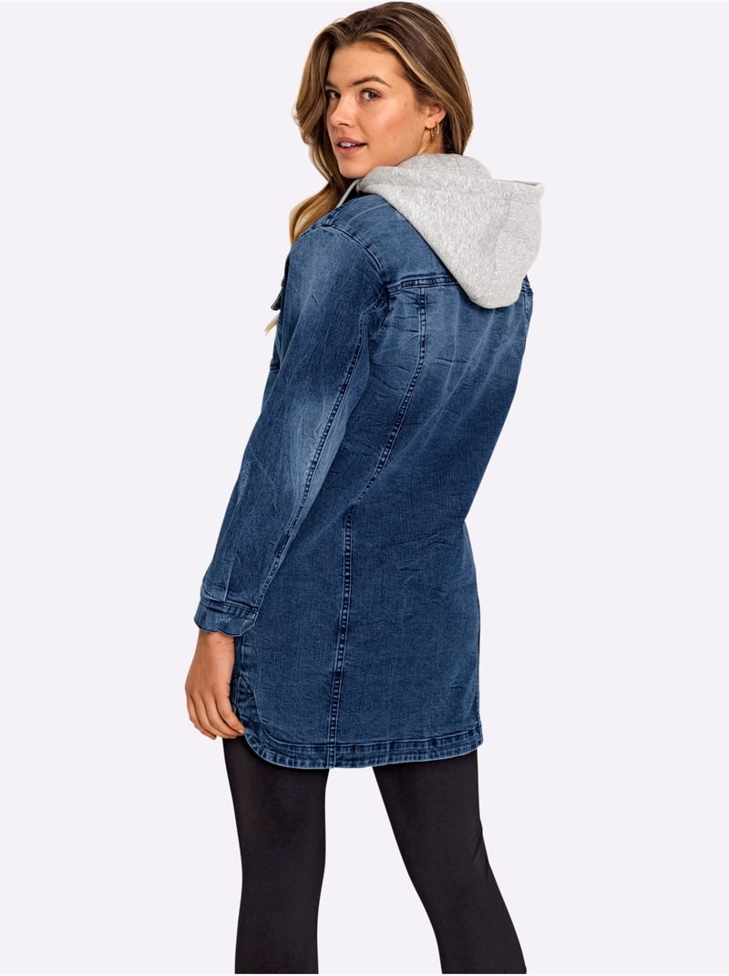 Parka Qualité Coton - Taille Standard - Witt Bleu jean - Kiabi