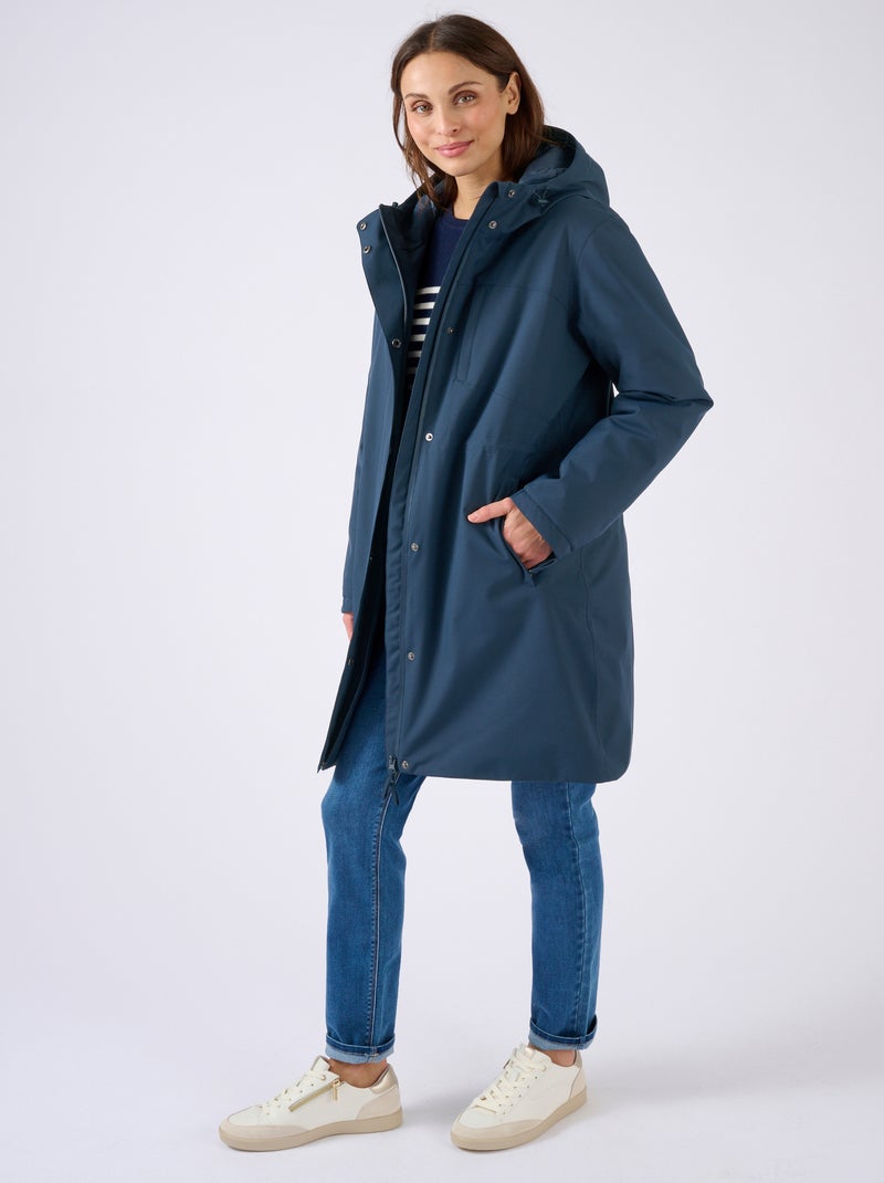 Parka RainProtect by Damart Thermolactyl - Damart Bleu marine - Kiabi