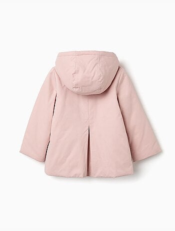 Parka rembourrée avec capuche amovible et poches