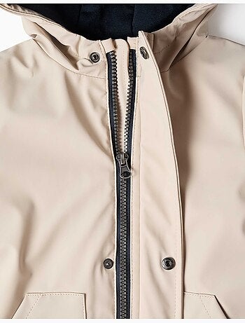 Parka rembourrée avec capuche et poches avant