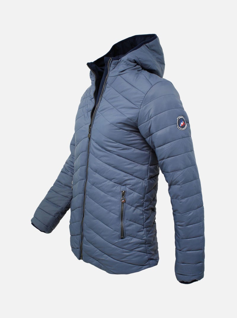 Parka réversible de ski   ASARIO - PEAK MOUNTAIN Noir Bleu marine Bleu - Kiabi