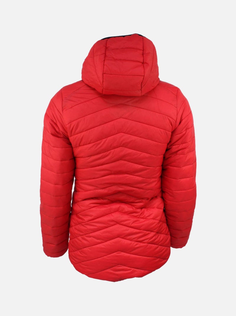 Parka réversible de ski   ASARIO - PEAK MOUNTAIN Noir Rouge - Kiabi