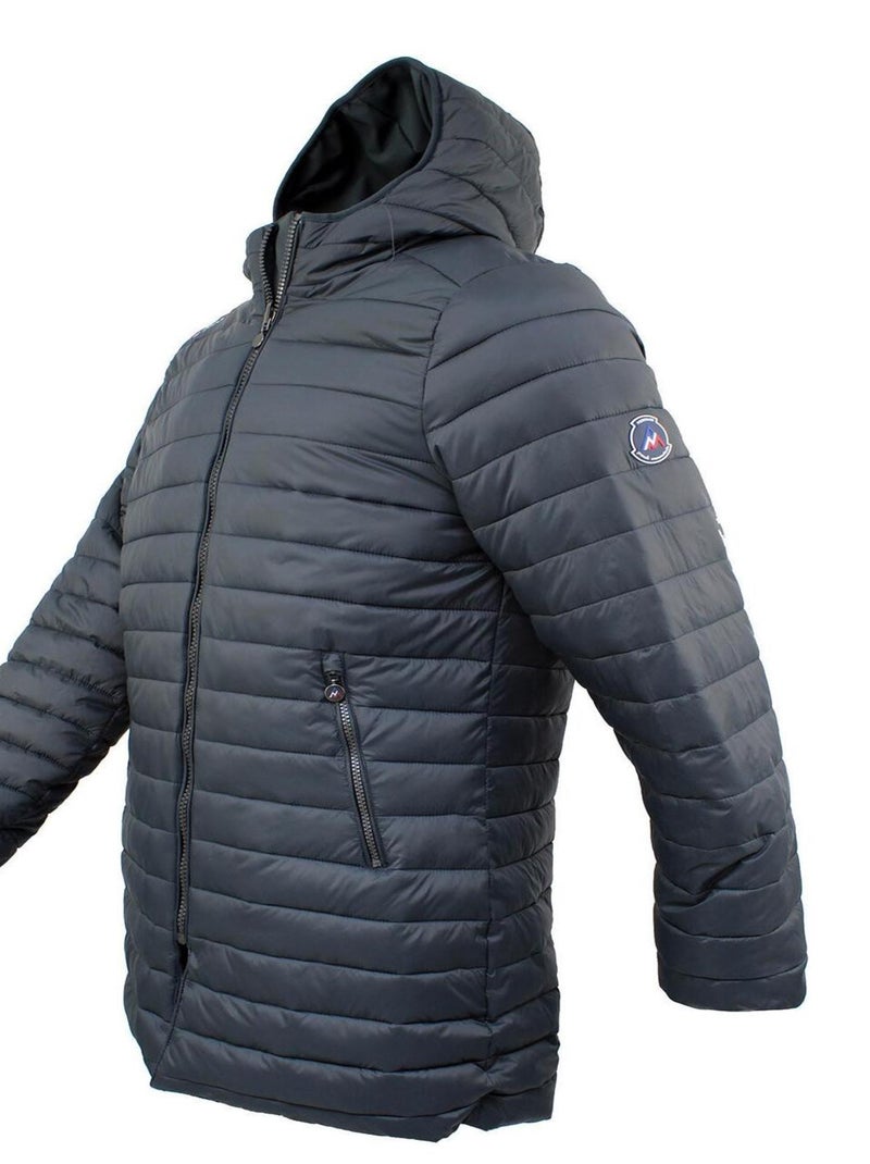 Parka réversible de ski   CESARIO - PEAK MOUNTAIN Gris - Kiabi