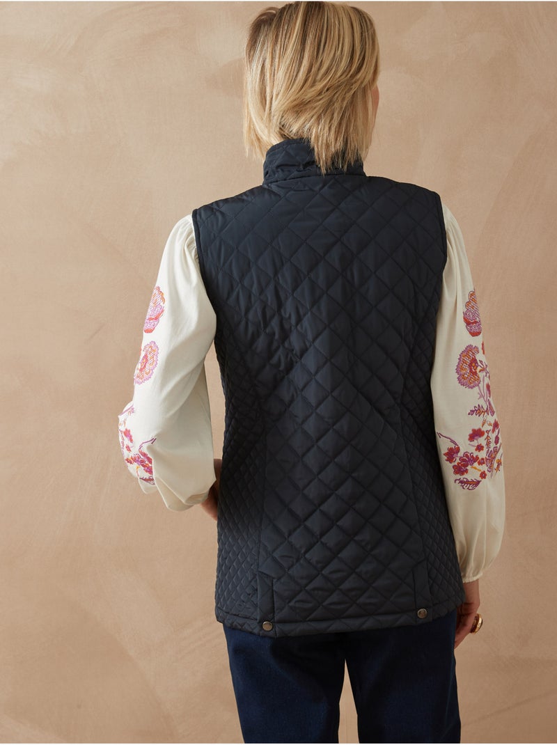 Parka sans manches matelassée déperlante - DAXON Bleu marine - Kiabi