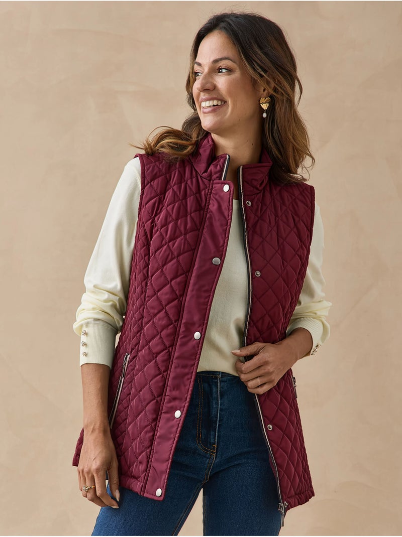 Parka sans manches matelassée déperlante - DAXON Bordeaux - Kiabi
