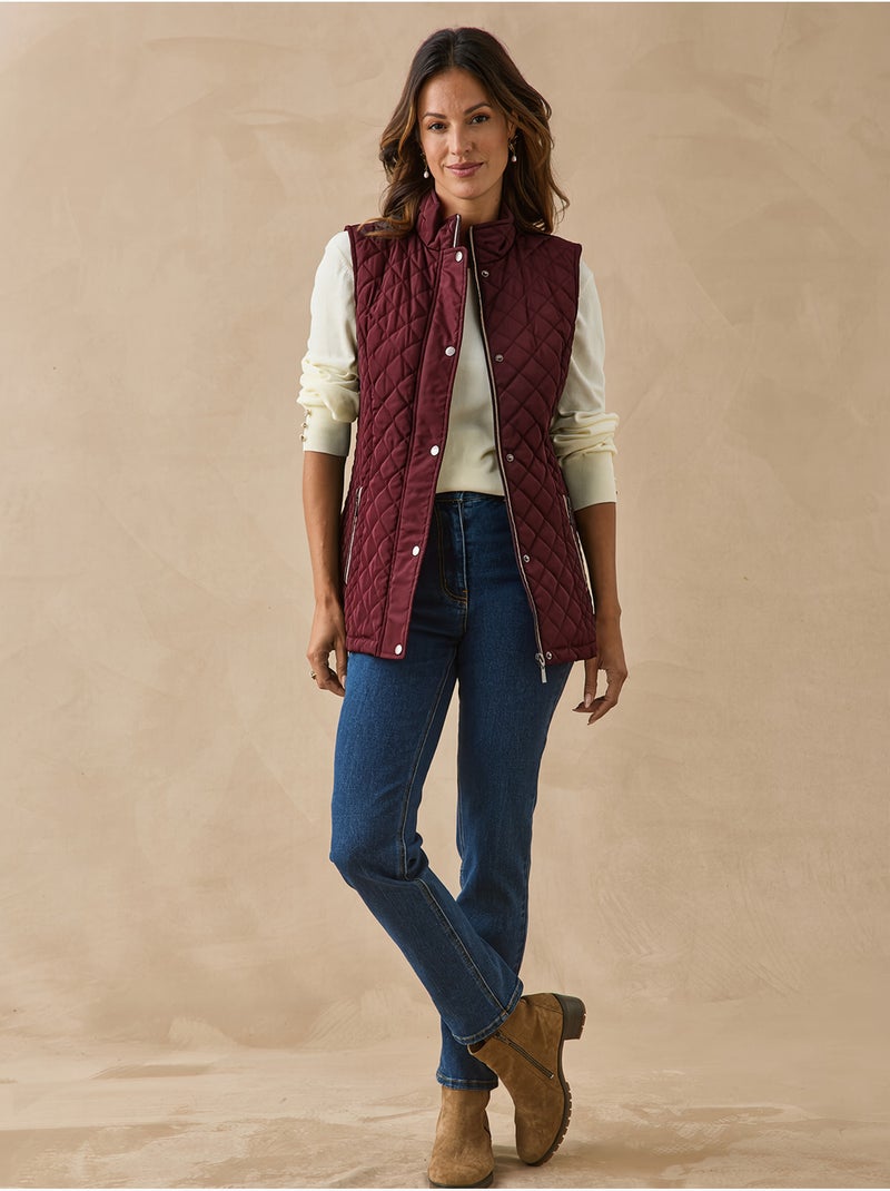 Parka sans manches matelassée déperlante - DAXON Bordeaux - Kiabi