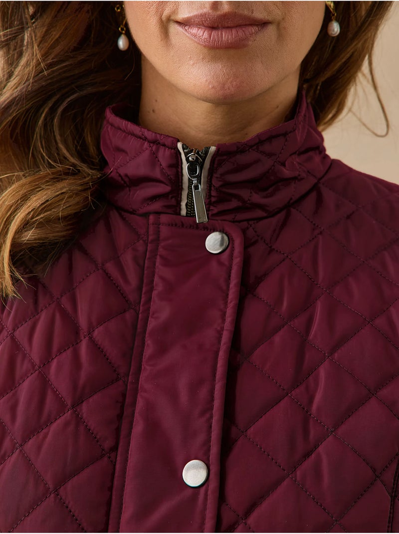Parka sans manches matelassée déperlante - DAXON Bordeaux - Kiabi