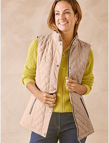 Parka sans manches matelassée déperlante