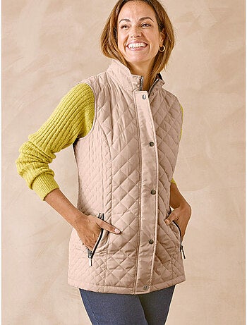 Parka sans manches matelassée déperlante