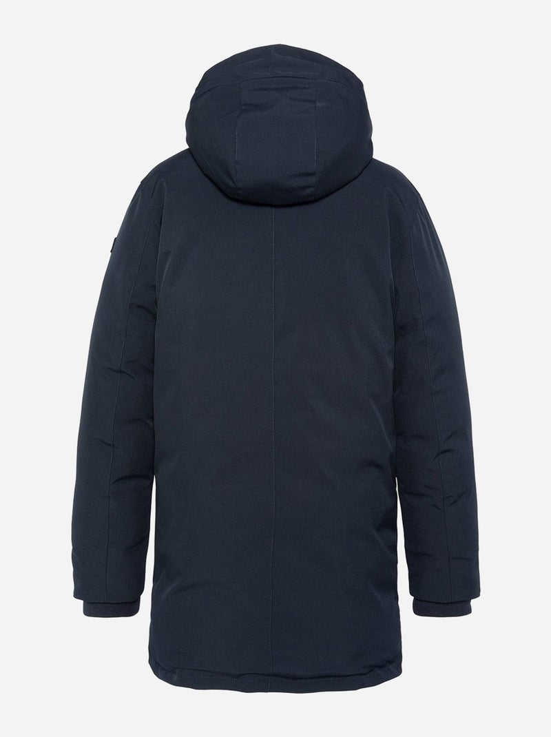 Parka Schott à capuche Bleu marine - Kiabi
