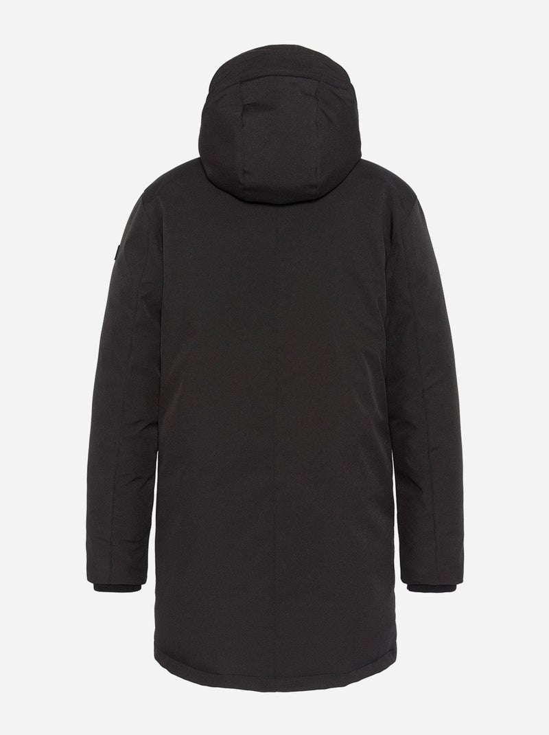 Parka Schott à capuche Noir - Kiabi
