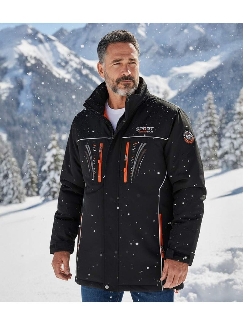 Parka ski winter sport  - atlas for men Noir - Kiabi