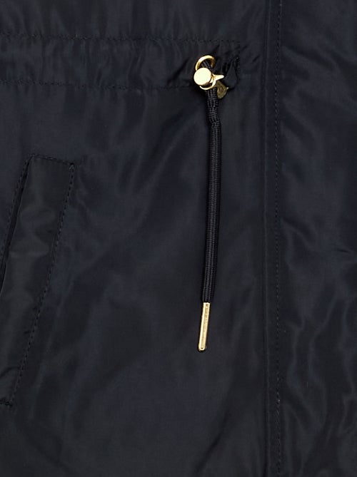 Parka souple à capuche à fausse fourrure - Kiabi