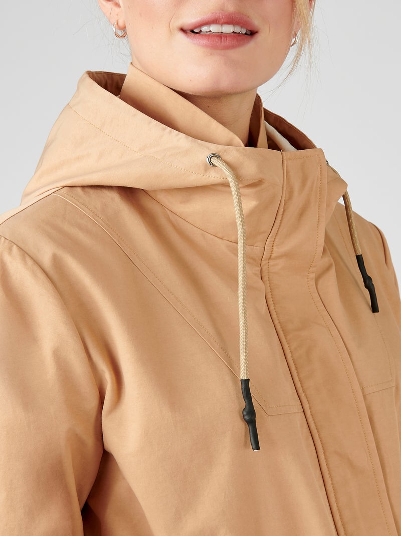 Parka souple déperlante - Damart Beige foncé - Kiabi