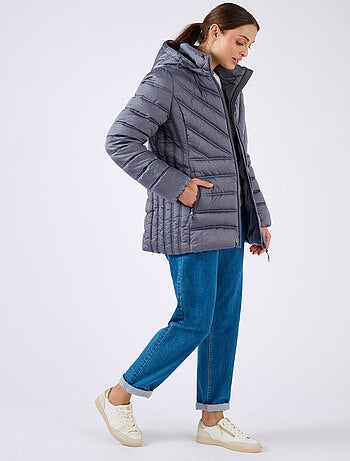Parka tissu reliéfé Thermolactyl - Damart
