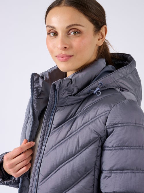Parka tissu reliéfé Thermolactyl - Damart - Kiabi