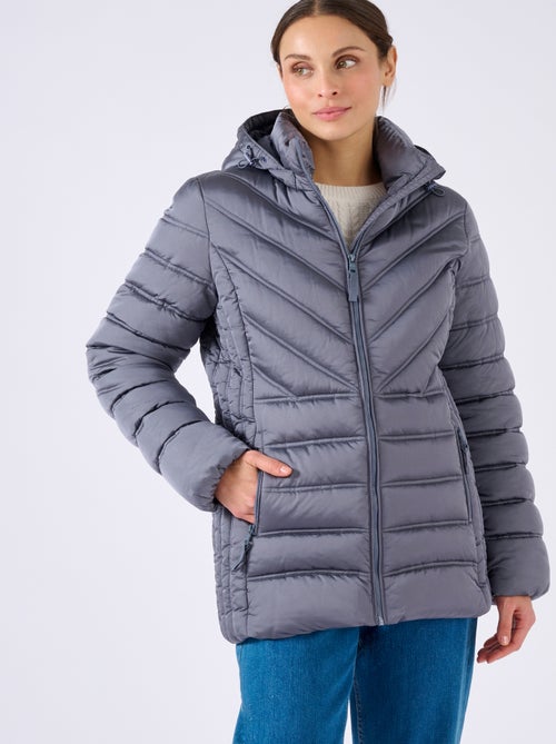 Parka tissu reliéfé Thermolactyl - Damart - Kiabi