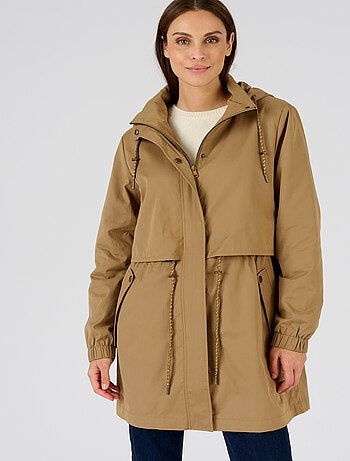 Parka toucher velouté - Damart