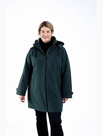 Parka unie avec capuche