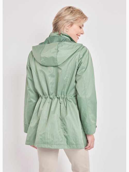 Parka zippée pressionnée, effet satiné - Afibel - Kiabi
