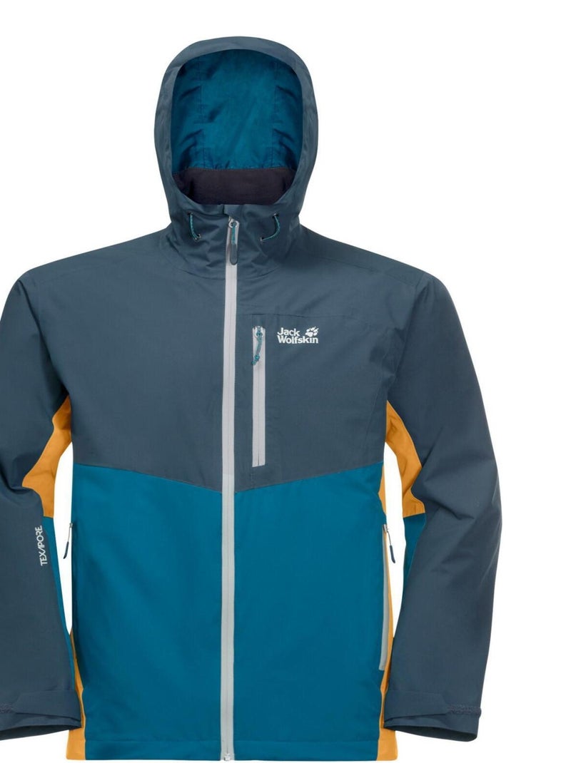 Parkas 'Jack Wolfskin' 'Eagle Peak Jacket M' Bleu - Kiabi