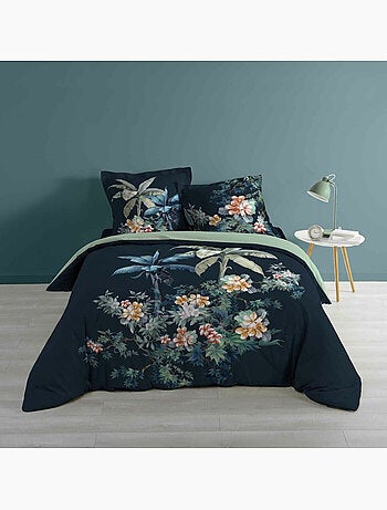 Parure 3 pièces microfibre imprimée allover elton