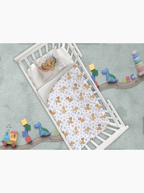 Parure Bébé Disney Le Roi Lion 100x140cm + Taie 40x60cm – Simba & Nala – 100% Coton – Licence Offici - Kiabi