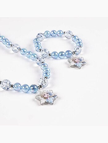 Parure Collier et Bracelets La Reine des Neiges – 2 pièces - Bleu