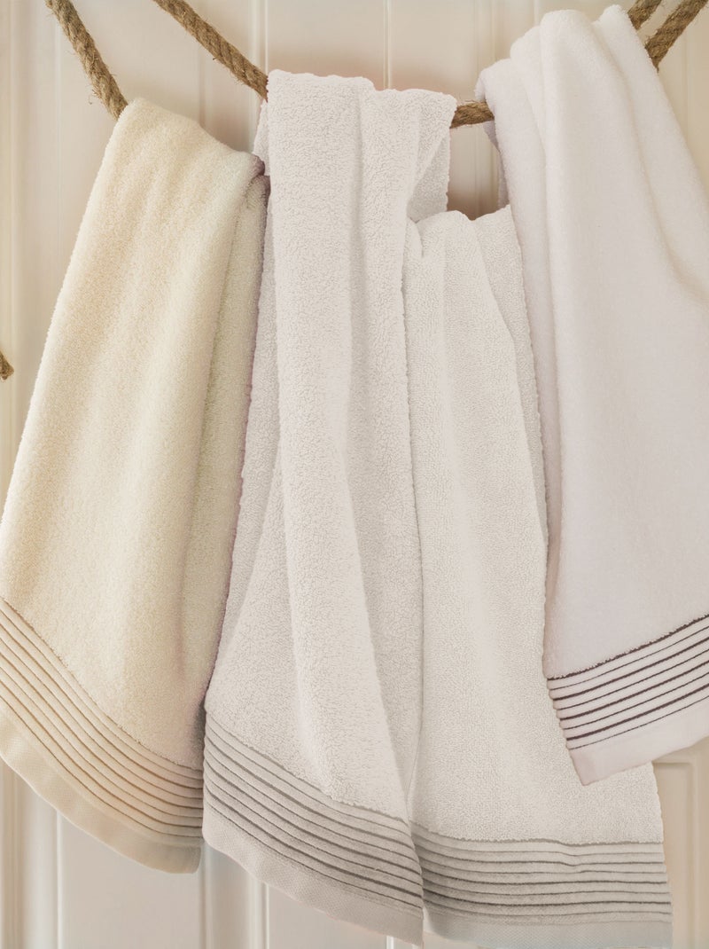 Parure de bain 6 pièces JULIET Blanc - Kiabi