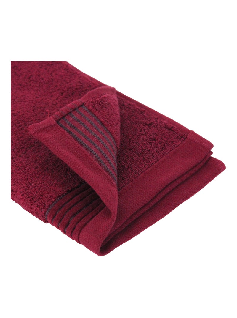 Parure de bain 6 pièces JULIET Bordeaux - Kiabi