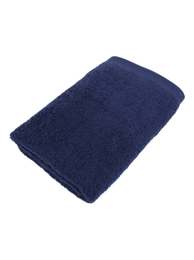 Parure de bain 6 pièces PURE Bleu marine - Kiabi