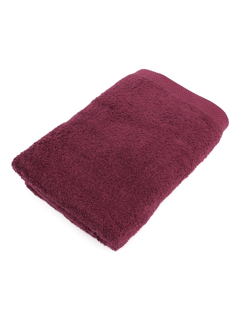 Parure de bain 6 pièces PURE Bordeaux - Kiabi