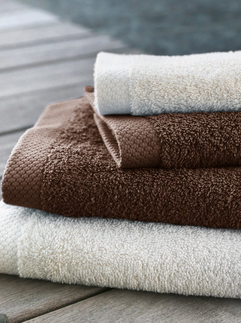 Parure de bain 6 pièces PURE Marron - Kiabi
