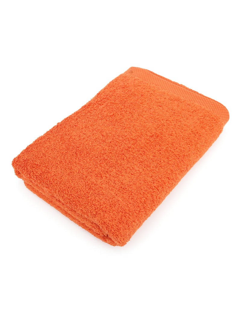 Parure de bain 6 pièces PURE Orange mandarine - Kiabi
