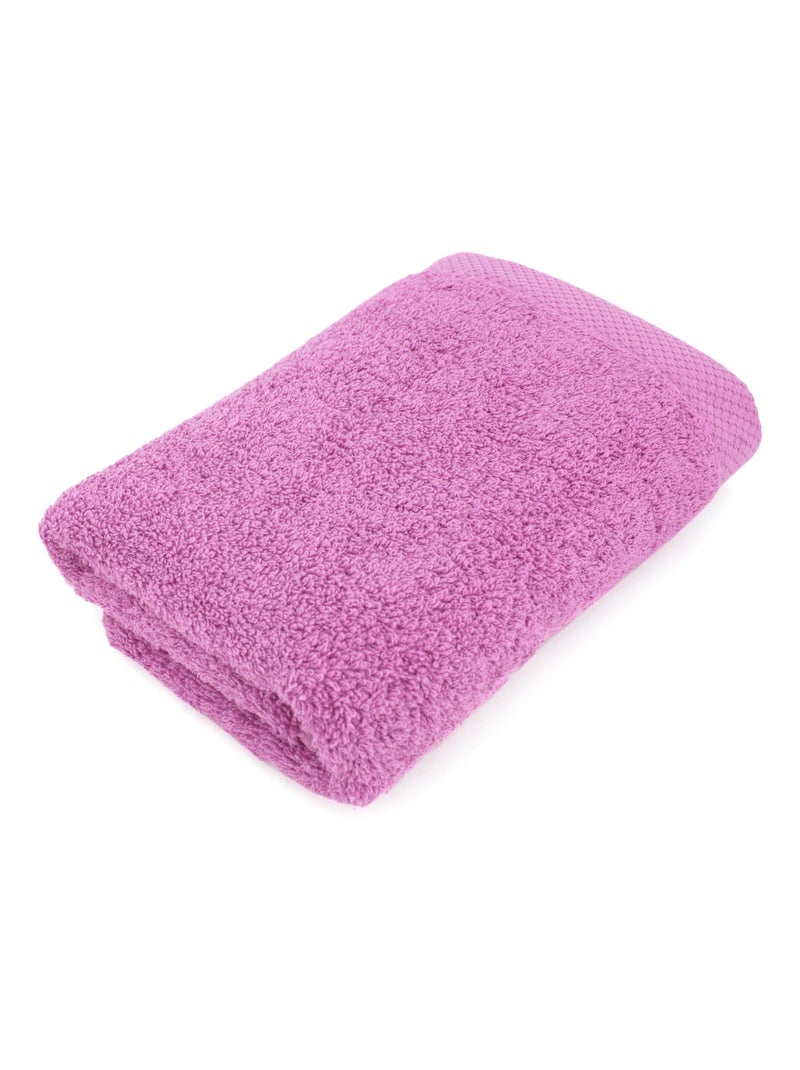 Parure de bain 6 pièces PURE Rose parme - Kiabi