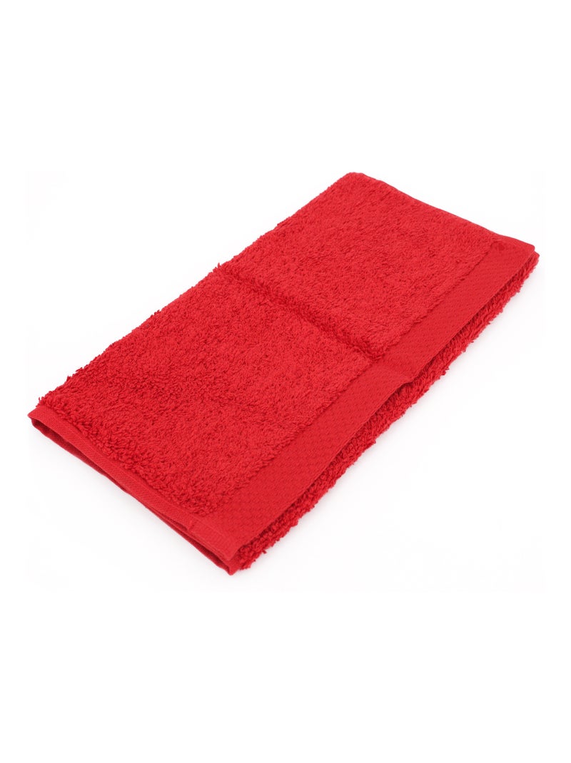 Parure de bain 6 pièces PURE Rouge - Kiabi