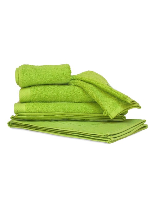 Parure de bain 6 pièces PURE - Kiabi Parure de bain 6 pièces PURE - Kiabi