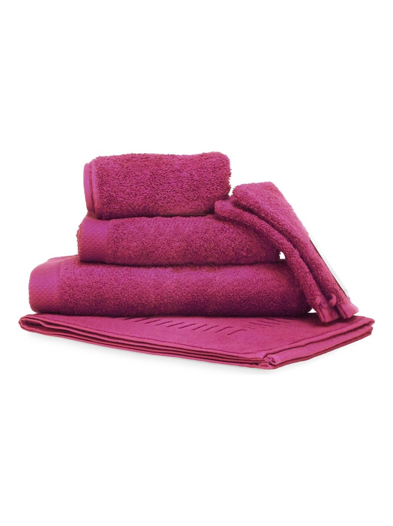 Parure de bain 6 pièces PURE Violet prune - Kiabi