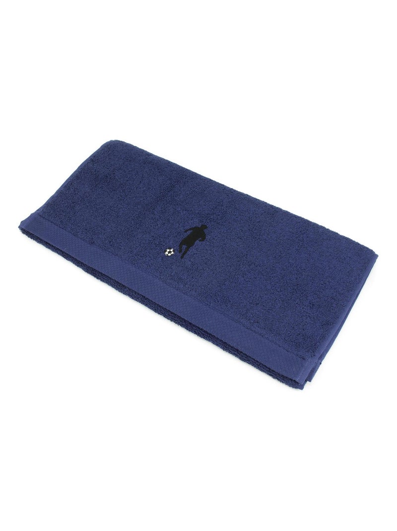 Parure de bain 8 pièces PURE FOOTBALL Bleu marine - Kiabi